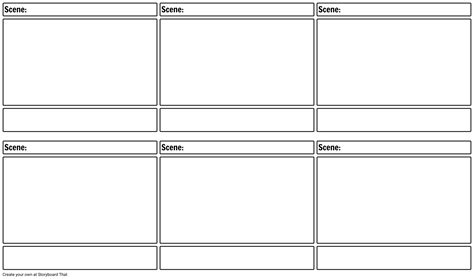 16 9 storyboard template